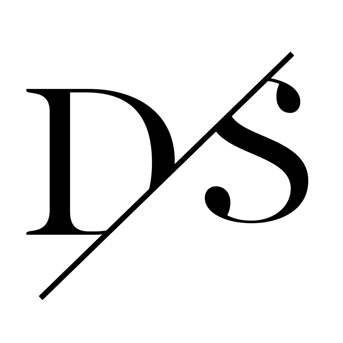 Decaar delicate line logo zwart